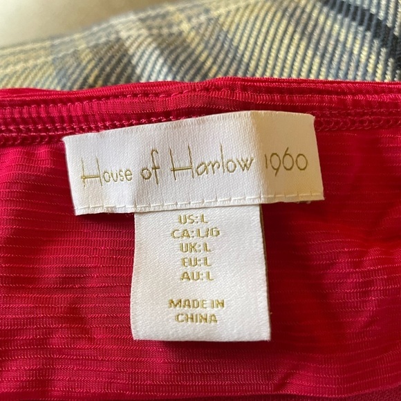 House of Harlow 1960 Barbie Pink Ruched Skirt - Picture 7 of 9